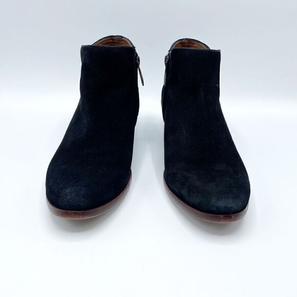 Sam Edelman Petty Black Suede Ankle Boot - Picture 1 of 10